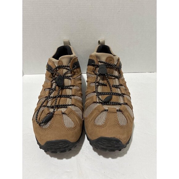 Merrell Chameleon Men’s Stretch Hiking Kangaroo Shoes Brown size 8.5 Vibram - Picture 2 of 7